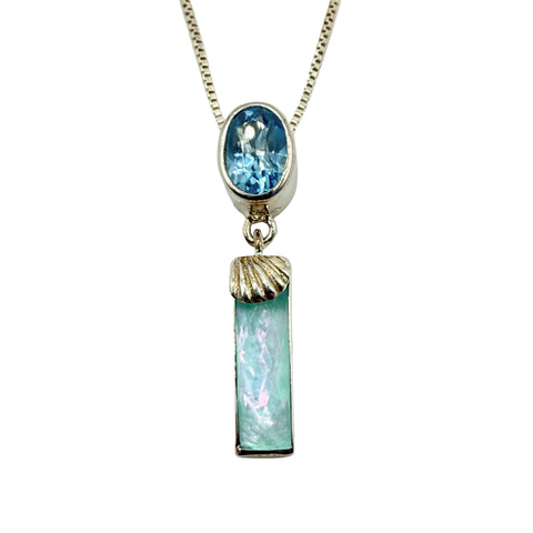 SCALLOP BAR NECKLACE
