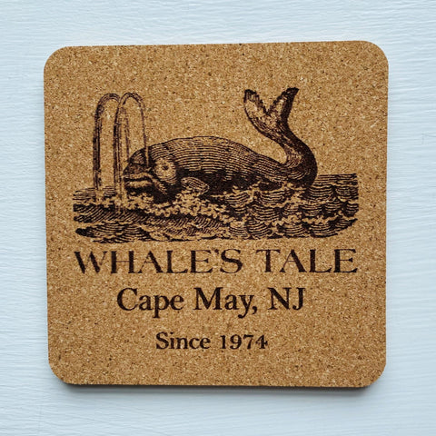 WHALE'S TALE LOGO COASTER