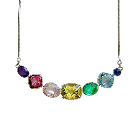 RAINBOW BAR NECKLACE