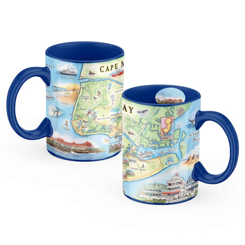 CAPE MAY MAP MUG