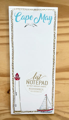 CAPE MAY LIGHTHOUSE NOTEPAD