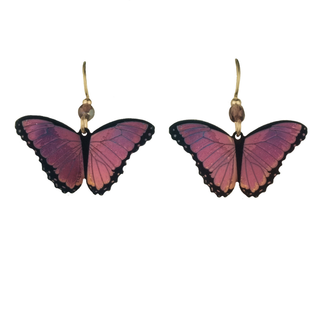 VIOLET BUTTERFLY EARRING