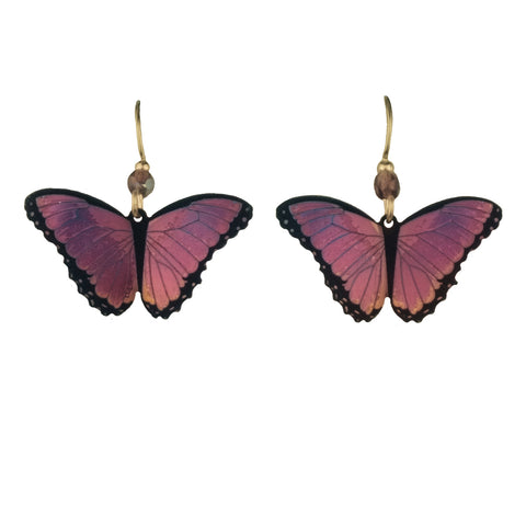 VIOLET BUTTERFLY EARRING