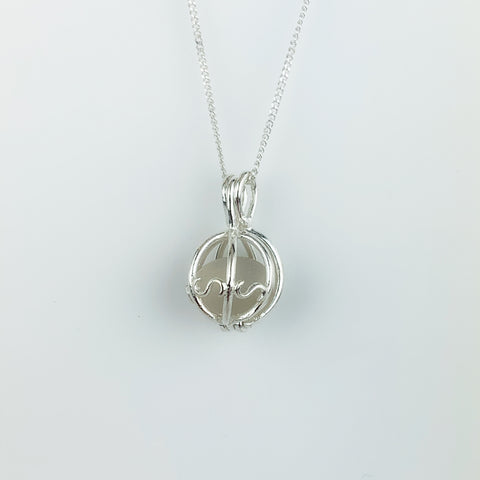 JANET PAYNE CAPE MAY DIAMOND IN CAGE NECKLACE