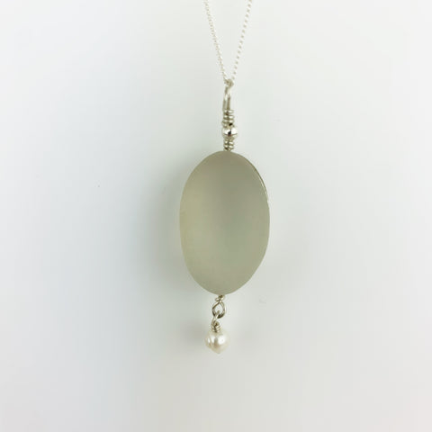 JANET PAYNE CAPE MAY DIAMOND PEARL NECKLACE