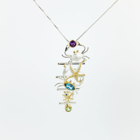 MICHOU SEALIFE STACKED NECKLACE
