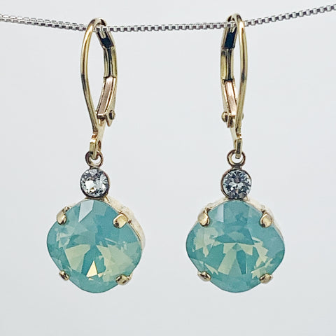 PACIFIC OPAL SQUARE DROP EARRINGS