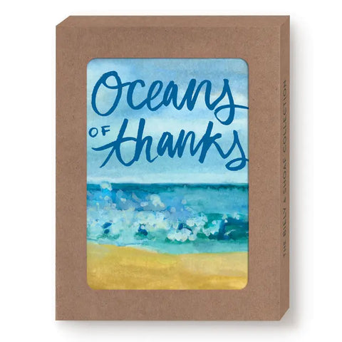 OCEAN THANKS BOXED CARDS