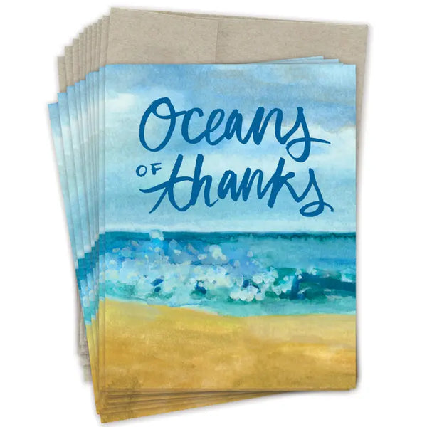 OCEAN THANKS BOXED CARDS