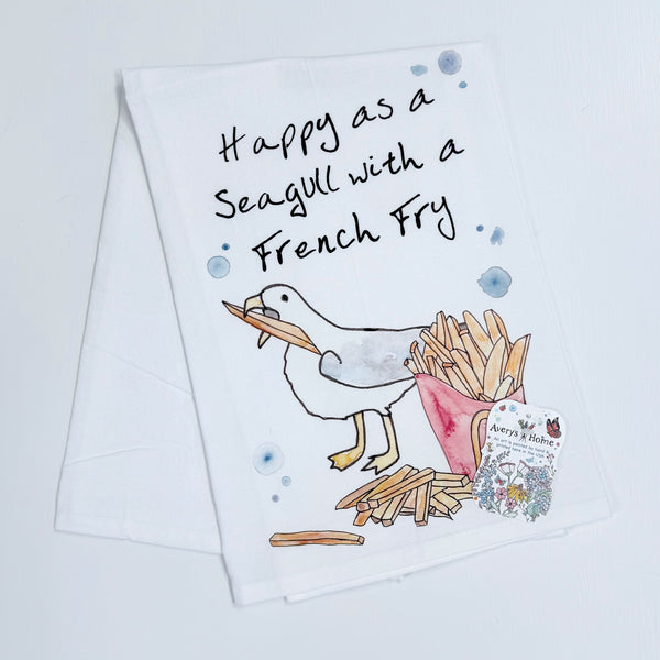 SEAGULL FRENCH FRY TOWEL