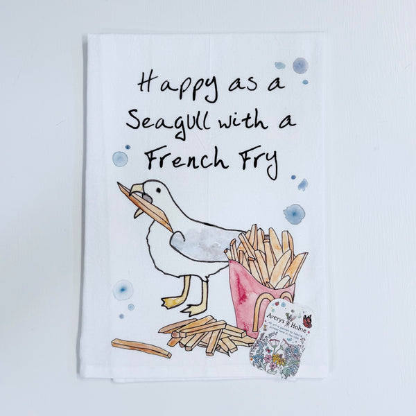 SEAGULL FRENCH FRY TOWEL
