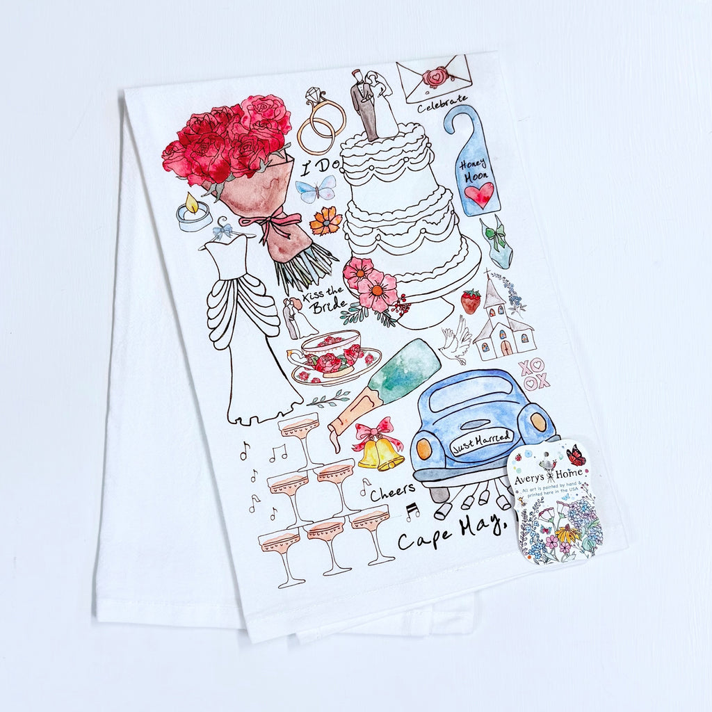 CAPE MAY WEDDING TOWEL
