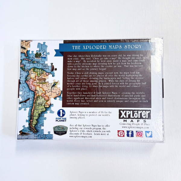 1000 CAPE MAY MAP PUZZLE