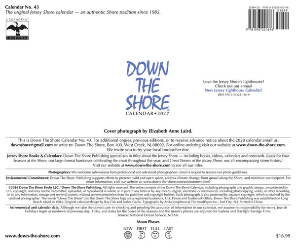 DOWN THE SHORE CALENDAR 2027