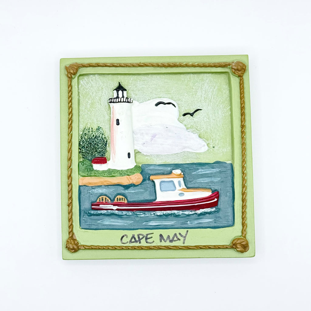 LIGHTHOUSE AND BOAT MAGNET