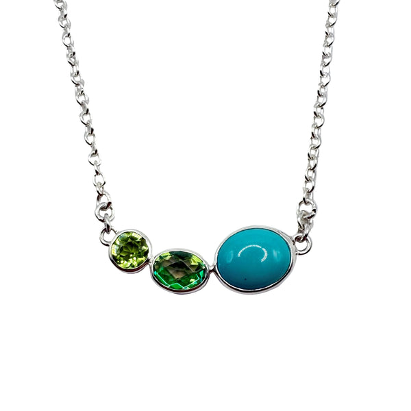 TURQUOISE BAR NECKLACE