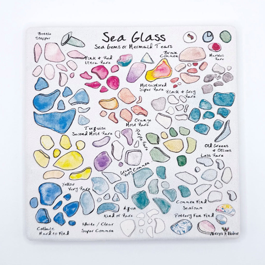 SEA GLASS COASTER