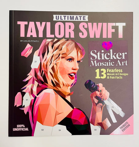 Taylor Swift mosaic paint by sticker book