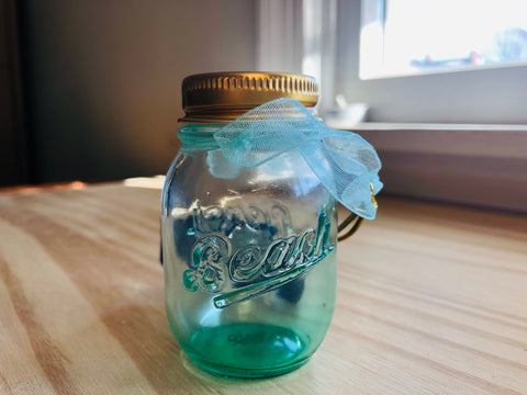 Mason jar ornament