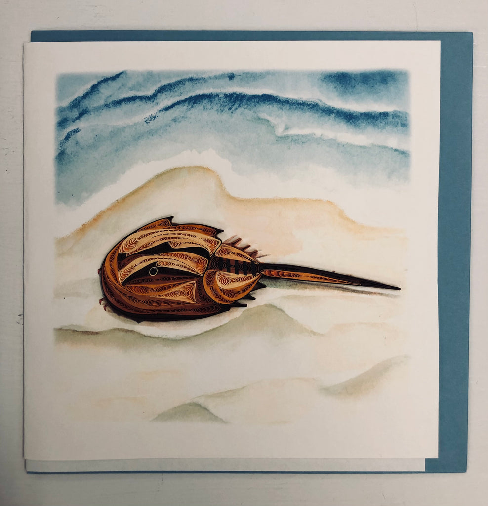 Horseshoe Crab Quilling Card