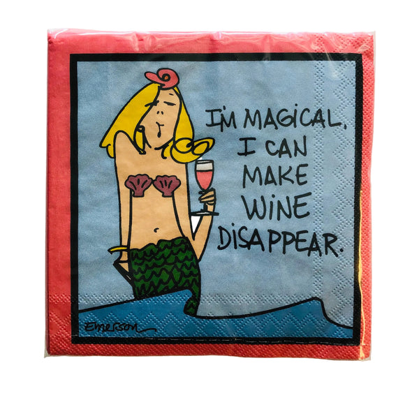 I'M MAGICAL, I CAN MAKE WINE DISAPPEAR