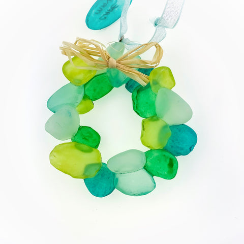 Seaglass Wreath Ornament