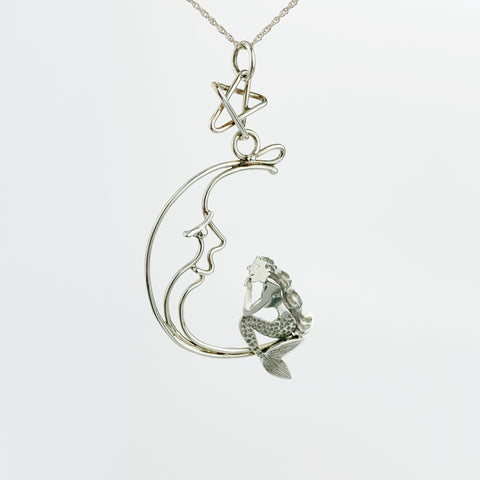 Wish Mermaid w/ Wire Moon