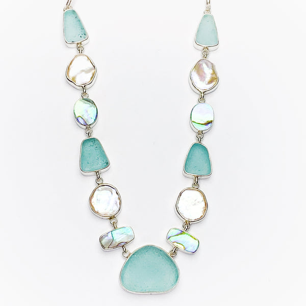 Mystical Madness Sea glass Necklace