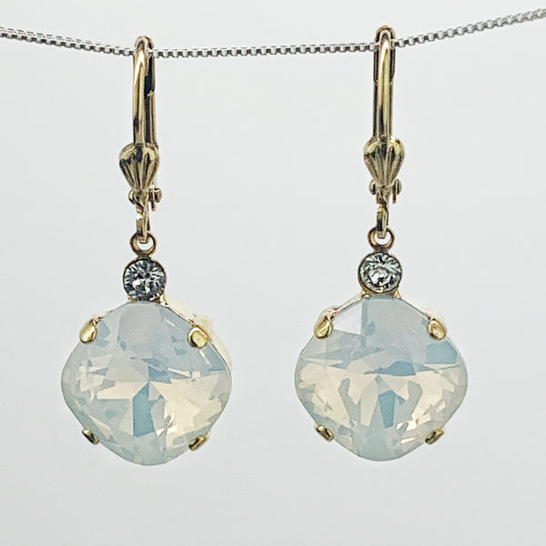 OPAL W CRYSTAL GOLD DROP