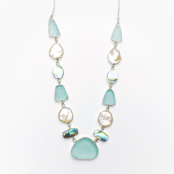 Mystical Madness Sea glass Necklace