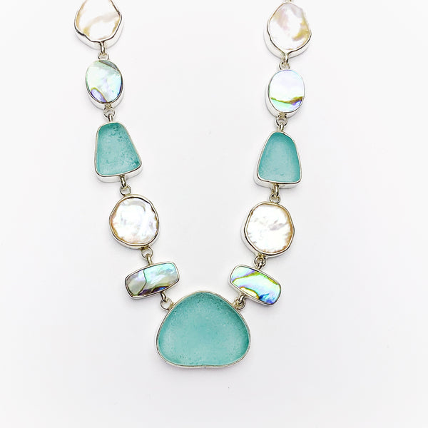 Mystical Madness Sea glass Necklace