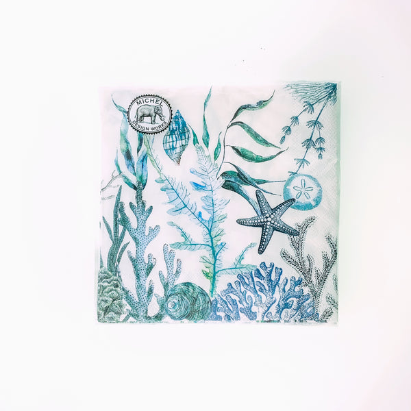 Ocean Tide Beverage Napkins