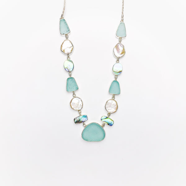 Mystical Madness Sea glass Necklace