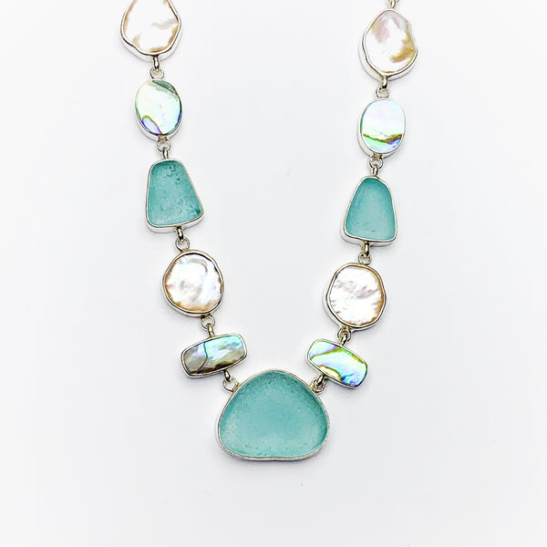 Mystical Madness Sea glass Necklace