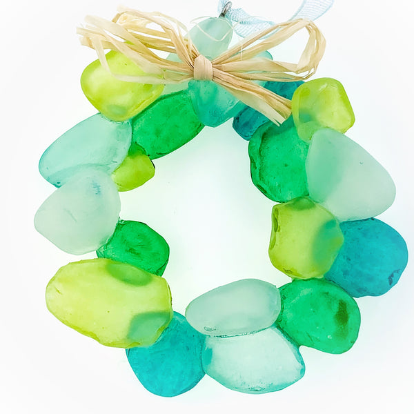 Seaglass Wreath Ornament