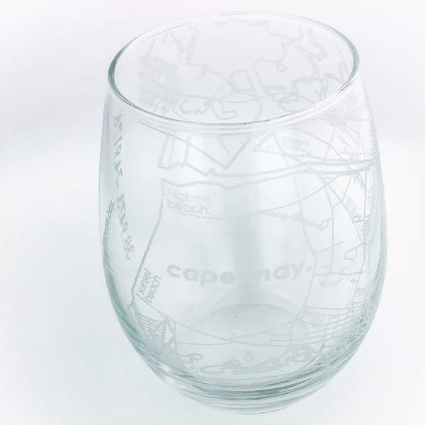 CAPE MAY STEMLESS WINE GLASS