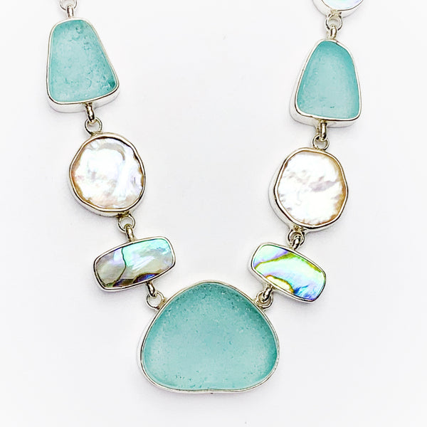 Mystical Madness Sea glass Necklace