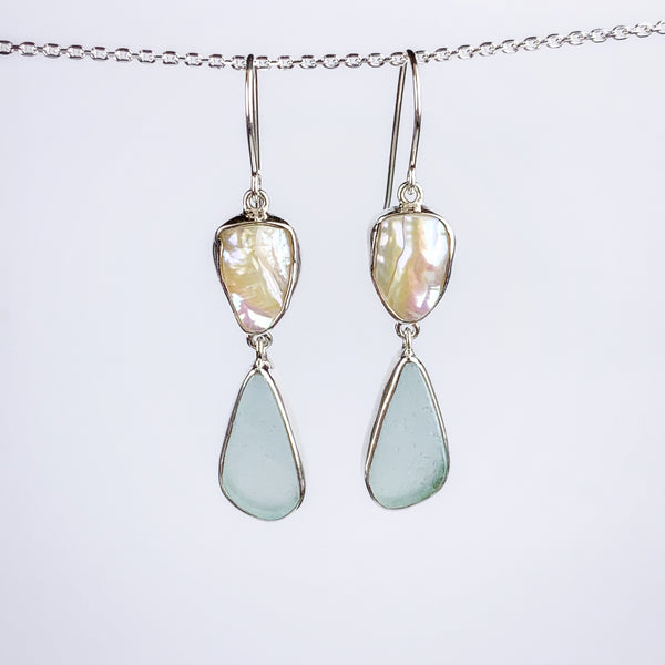 PEARL & SEAGLASS DROPS