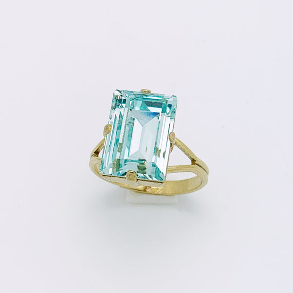 Pale Blue adjustable ring