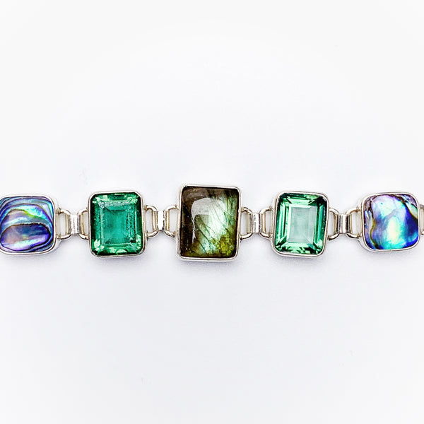 Labradorite Statement Bracelet