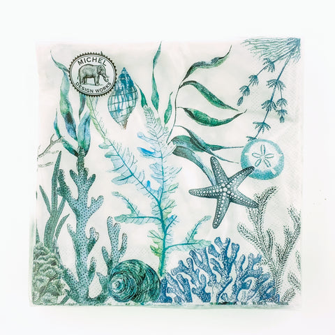 Ocean Tide Beverage Napkins