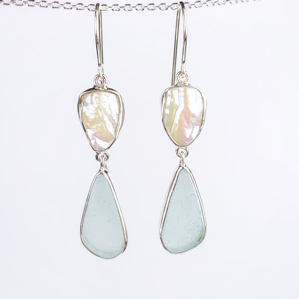 PEARL & SEAGLASS DROPS