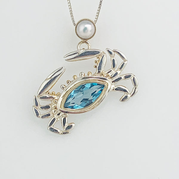 MICHOU CRAB MARQUIS NECKLACE