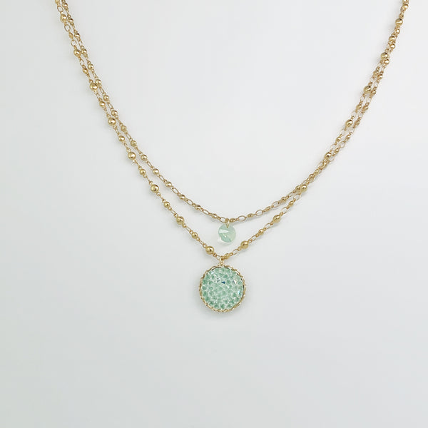 SWAROVSKI ROCK LAYERED NECK