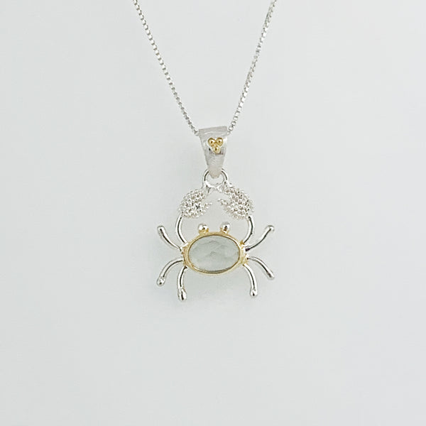MICHOU CRAB CALCITE NECKLACE
