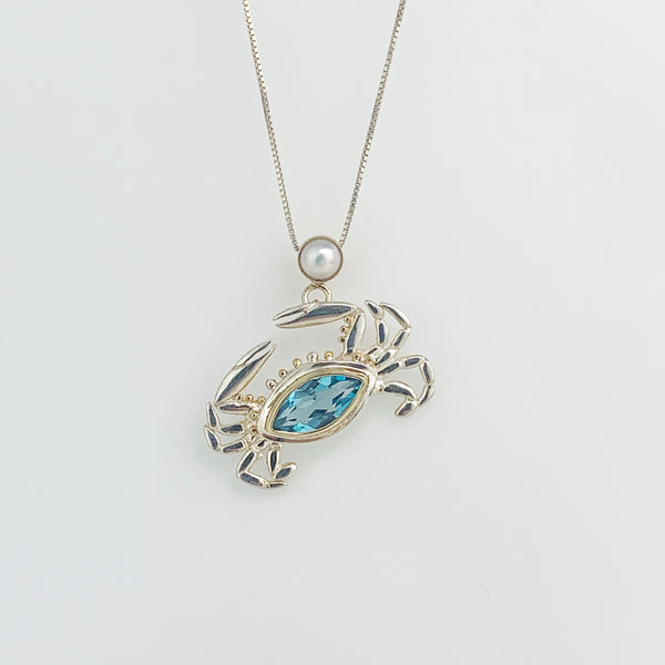 MICHOU CRAB MARQUIS NECKLACE